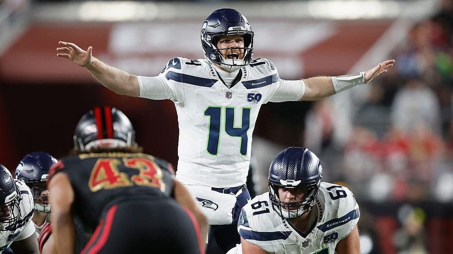 sam darnold on football field