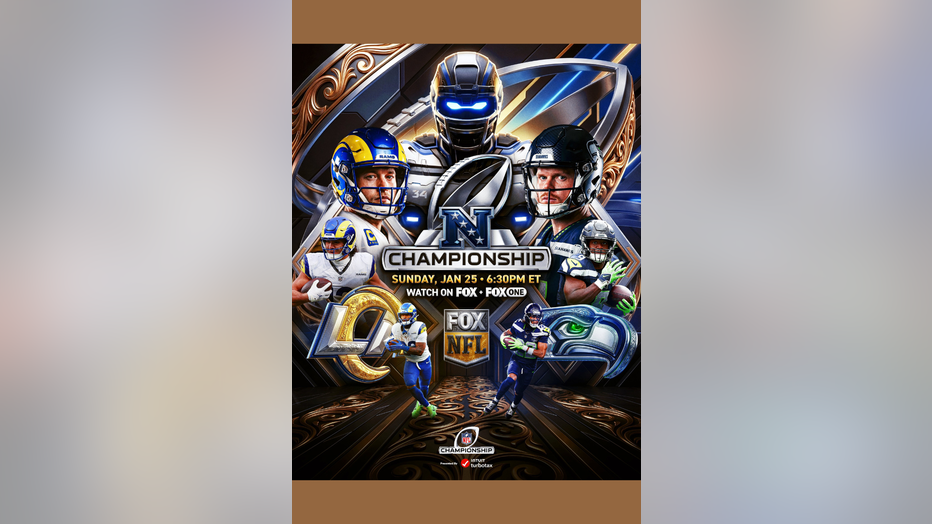 rams vs seahawks poster