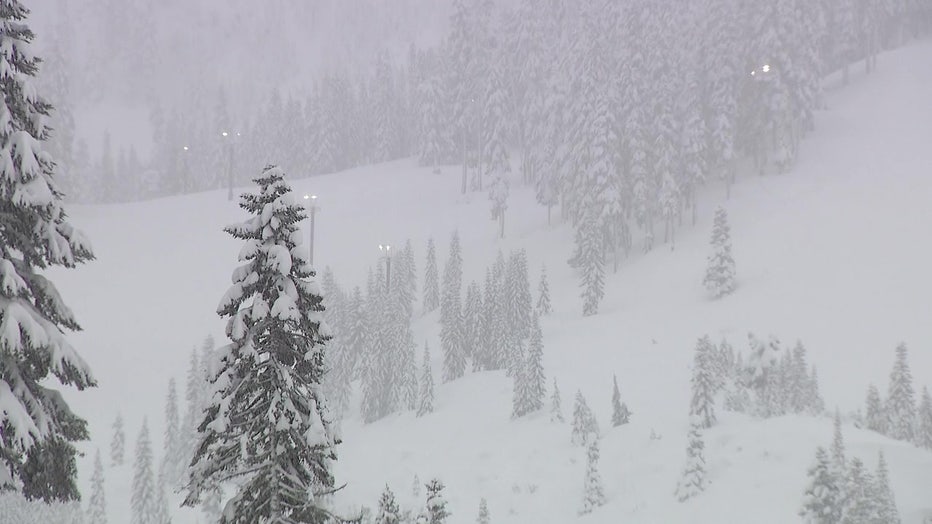 Stevens Pass conditions on Wednesday, Jan. 7, 2026