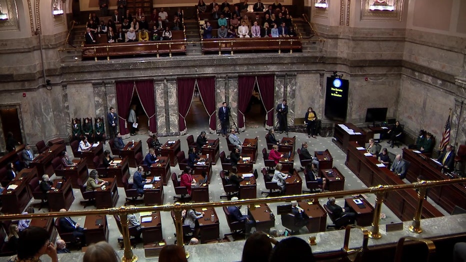 Senate Floor at Washington State Capitol Building