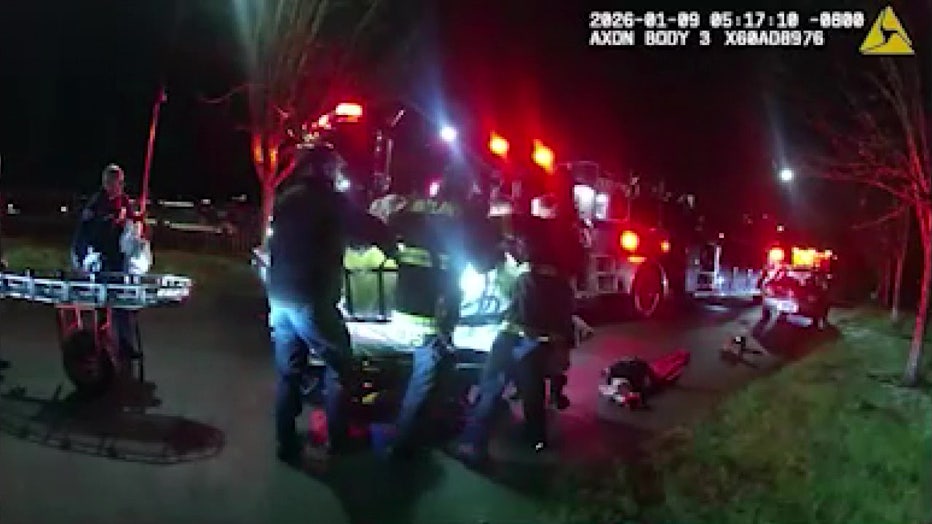 Missing Woman Put On Stretcher