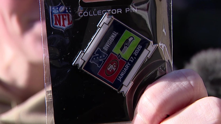 Seahawks vs 49ers divisional round pin