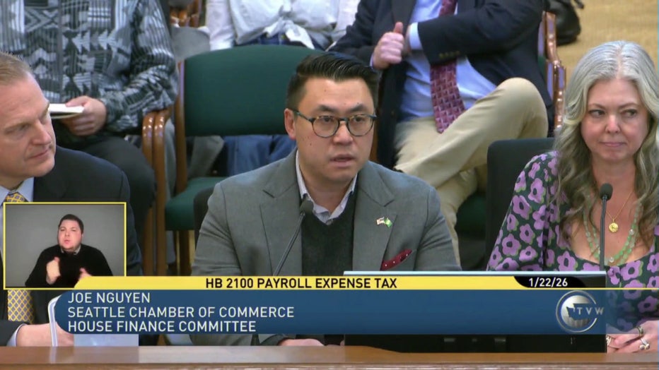 Joe Nguyen testifies against HB 2100