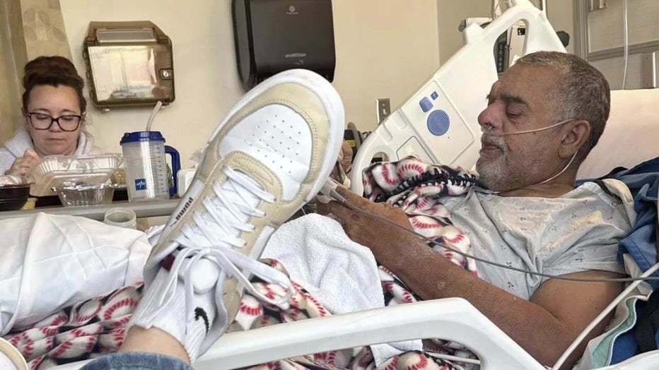 army veteran cheers on the Seattle Seahawks ahead their super bowl appearance next sunday