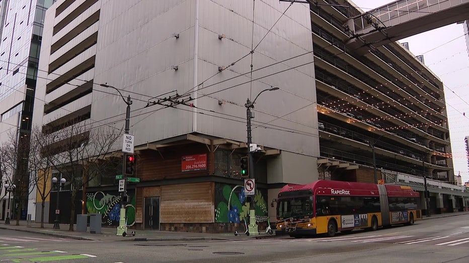 Empty Building Downtown Seattle