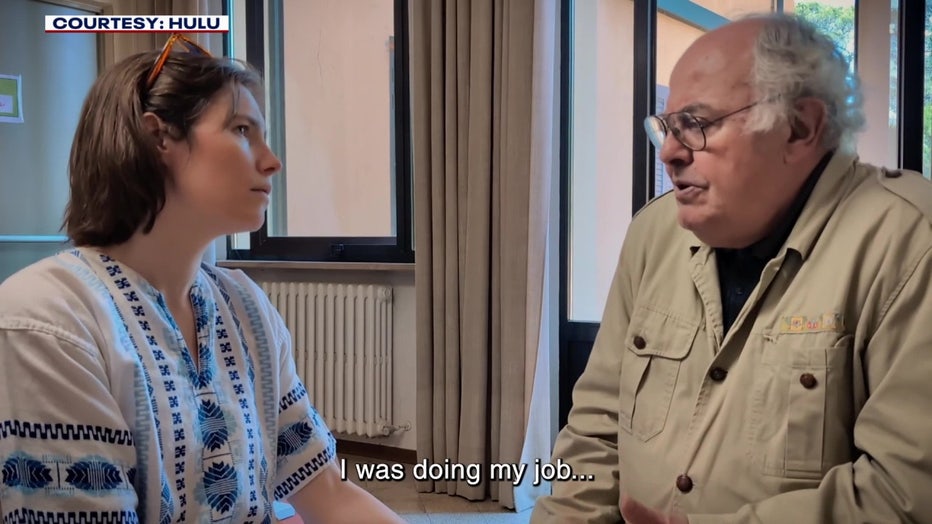 Amanda Knox and Giuliano Mignini