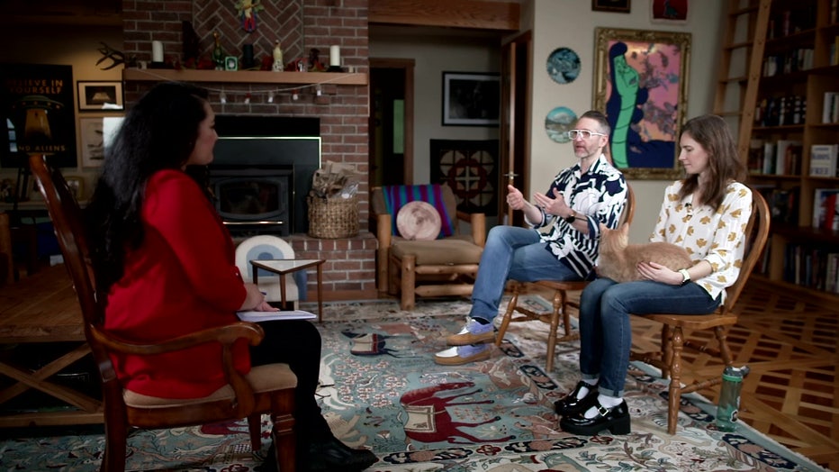 Amanda Knox and Christopher Robinson