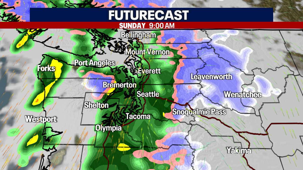 Seattle Weather: Breezy & Wet End to the Weekend