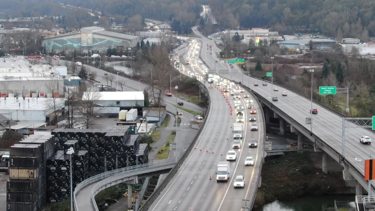 All northbound lanes of Seattle's SR 99 First Avenue bridge to close for 3 days