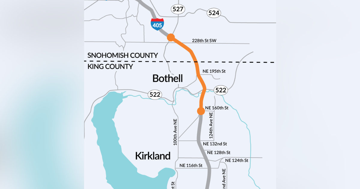I-405 construction in Bothell, WA to cause four weeks of road closures