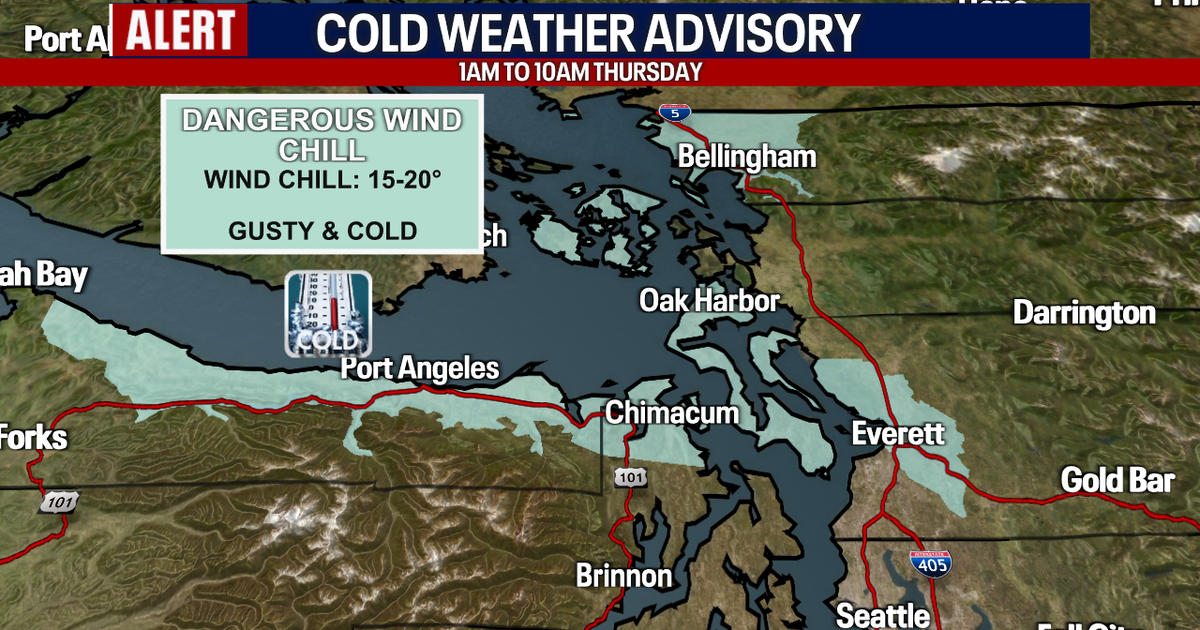 Seattle weather: Chilly start Thursday with drier skies