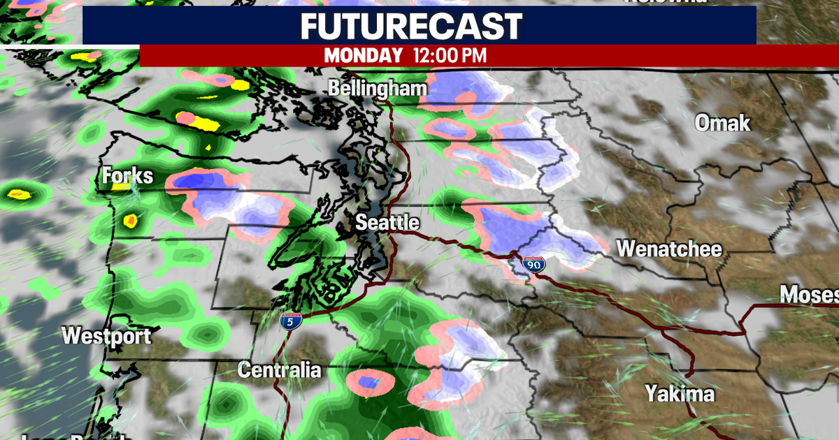 Seattle weather: Rain showers return Monday