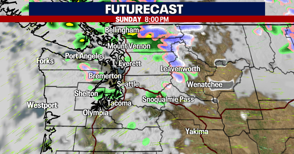 Seattle weather: Wet and breezy end to the weekend