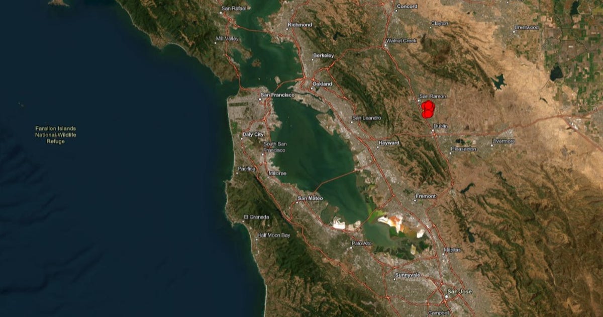 Cluster of earthquakes felt by thousands in San Francisco Bay Area
