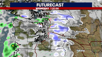 Seattle weather: Rain/snow mix possible again Wednesday