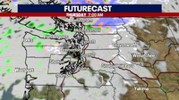 Seattle weather: Few passing showers Thursday, more snow for north Cascades