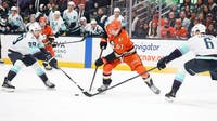 Four-game winning streak snapped for Seattle Kraken in 4-2 loss to Ducks