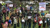 Seattle Amazon workers rally to cut company ties with ICE