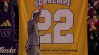 University of Washington retires jersey of legendary Detlef Schrempf