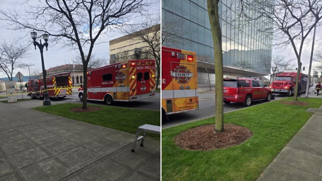 Two Everett, WA buildings evacuated over 'suspicious substance' in ballot box