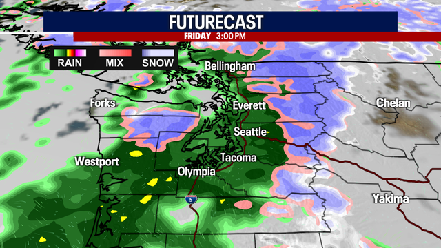 Seattle weather: Soggy, murky in Seattle on Friday