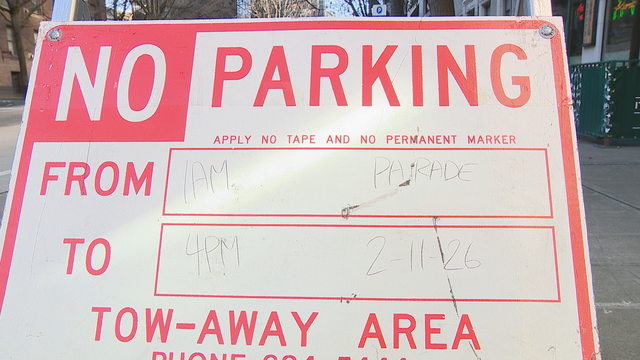 Road closures and paid parking for the Super Bowl parade