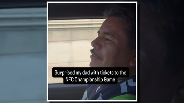 Viral video: Son surprises Seattle Seahawks superfan dad with NFC championship tickets