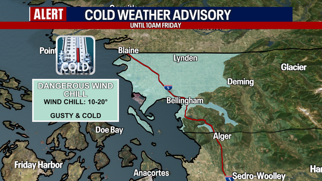 Seattle weather: Coldest morning of the month Friday, drier skies