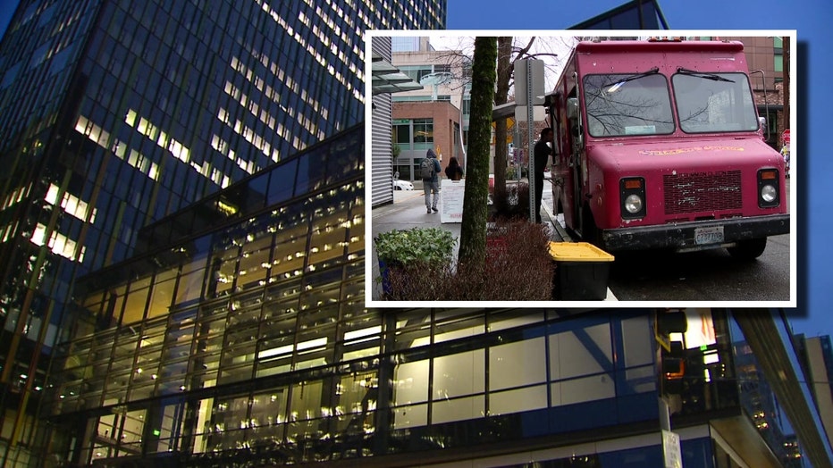 south lake union food truck suffers sales dip from continued layoffs in tech-centric seattle neighborhoods