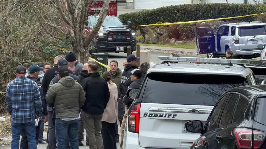 deadly stabbing shooting scene