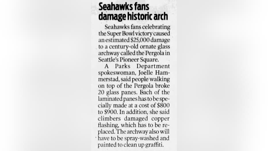 Kitsap Sun Article Pergola Damage 2014