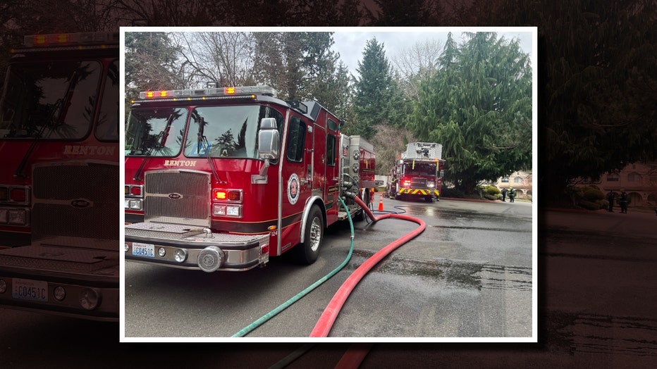 renton firefighters respond to condo fire