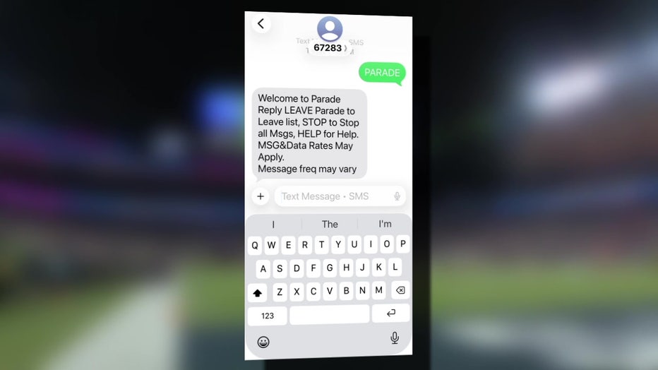 Alert Seattle Parade Texts