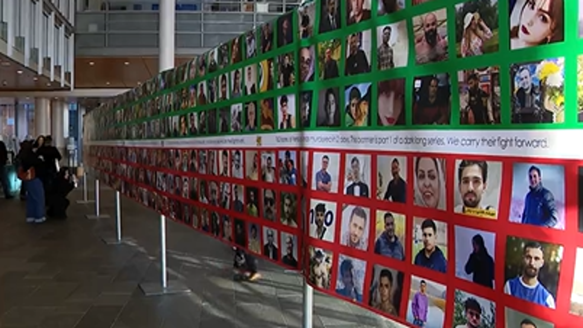 Seattle art exhibit, vigil honors hundreds killed during recent protests in Iran