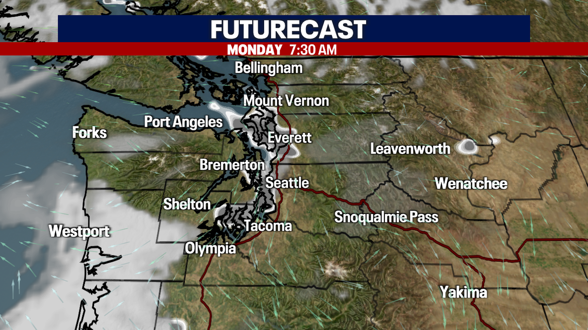 Seattle Weather: Sunny & mild Monday