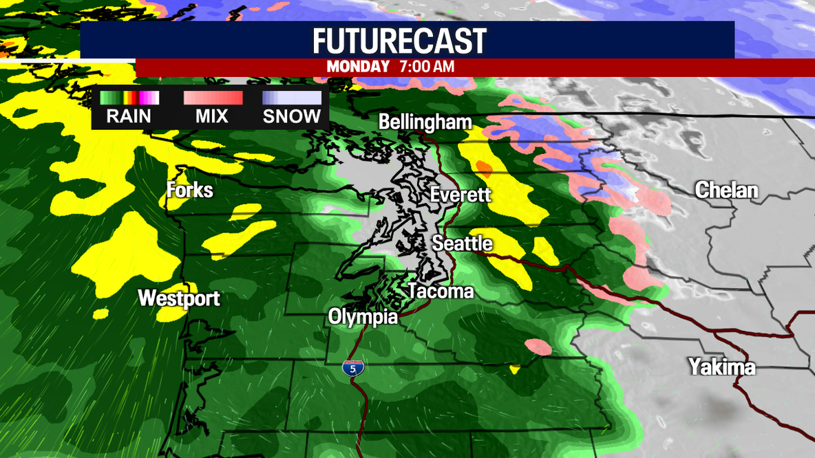 Seattle weather turns wetter with pineapple express