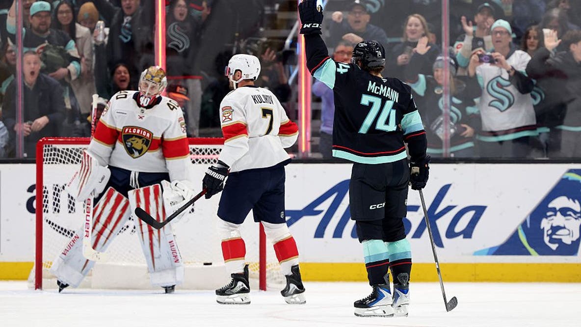 Bobby McMann has goal, assist as Seattle Kraken beat Panthers 6-2