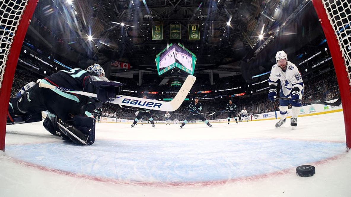 Nikita Kucherov nets hat trick as Seattle Kraken lose 6-2 to Lightning