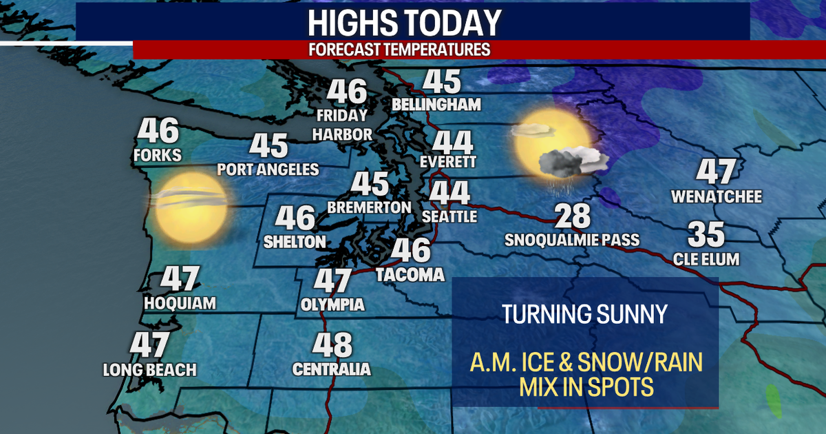 Seattle weather: Drier and milder weekend ahead