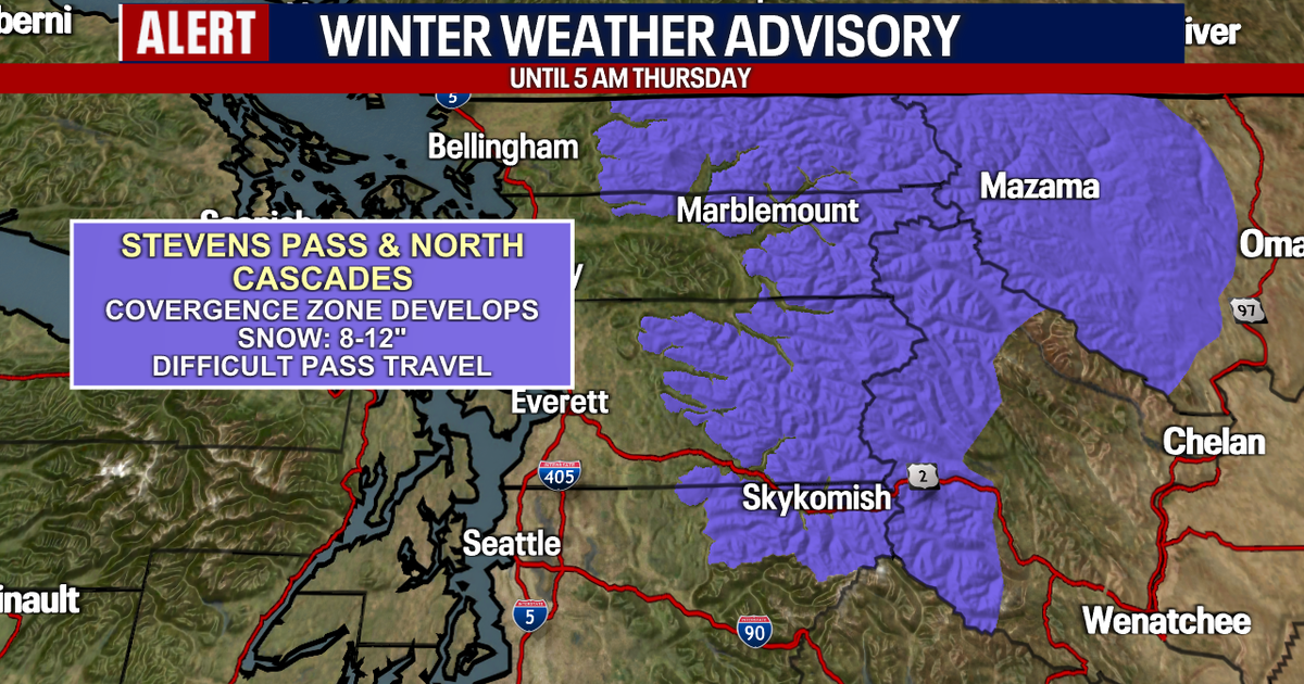 Mountain snow, lowland rain in Seattle area | FOX 13 Seattle
