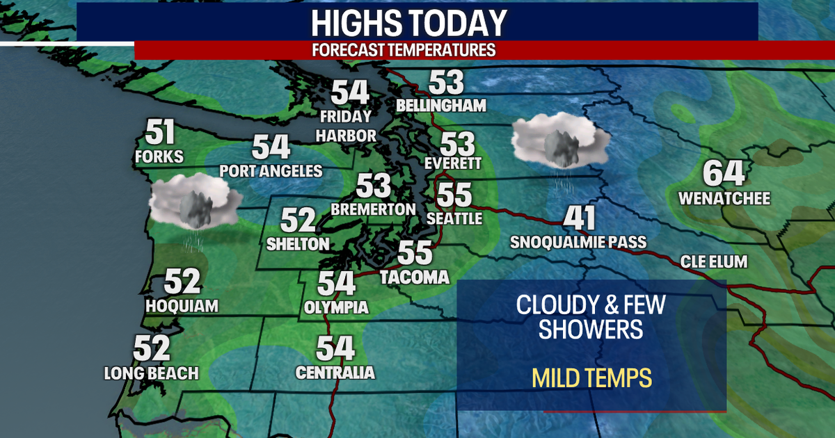 Current Weather Seattle Seattle weather: Fewer showers Saturday with clouds | FOX 13 Seattle