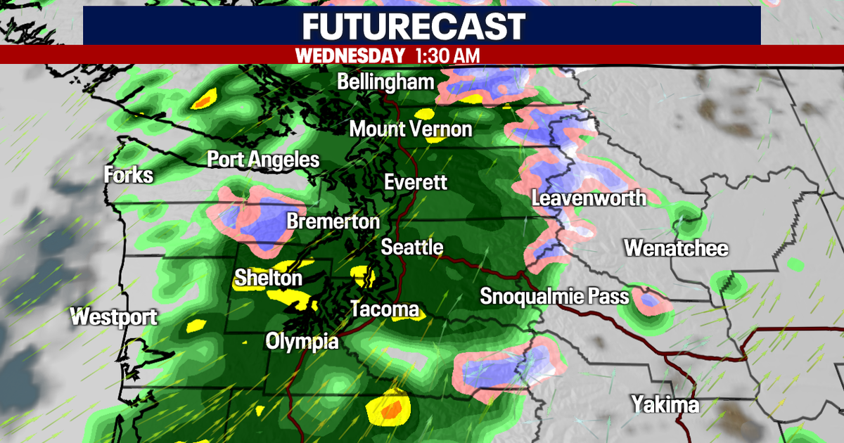Seattle weather: Rain, mountain snow ramp up Wednesday