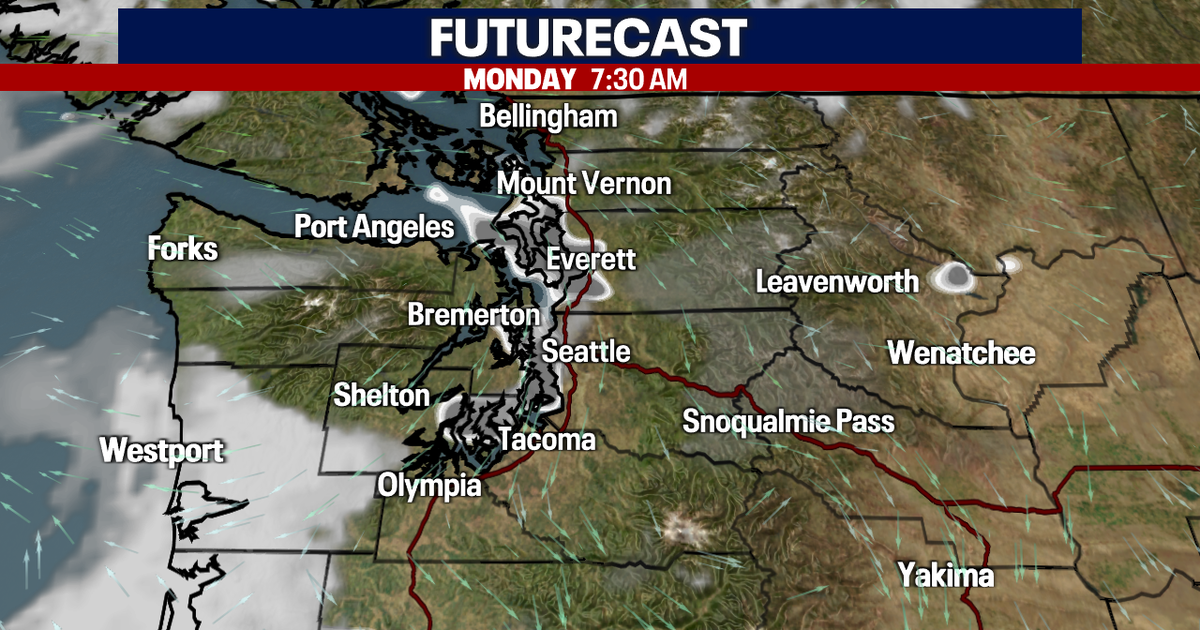 Seattle Weather: Sunny & mild Monday