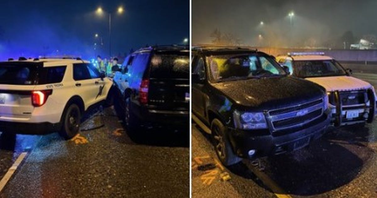 Wrong-way driver arrested after crashing into trooper in Pierce County ...