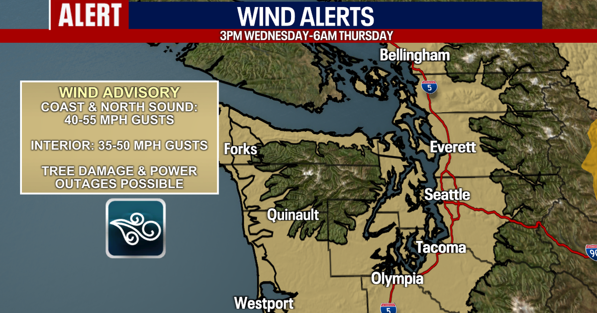 Seattle weather: Wet and windy Wednesday, Cascade blizzard