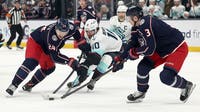 Seattle Kraken lose 4-2 to Blue Jackets as playoff chances slipping