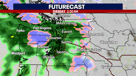 Seattle weather: Rain returns overnight Monday