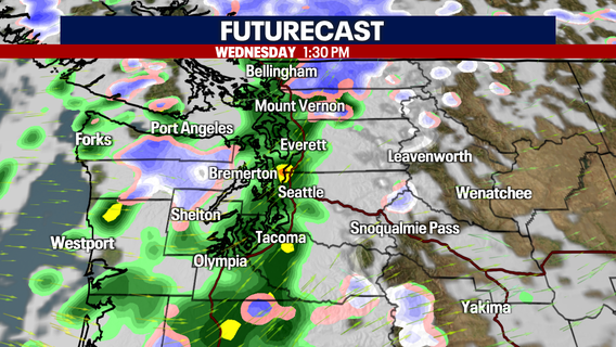 Seattle weather: Scattered showers Wednesday, snow for north Cascades