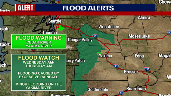 Seattle weather: Blustery Night with winter weather in Cascades