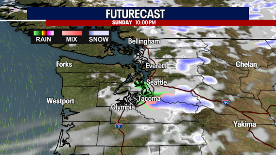 Freezing weather in Seattle area Monday morning